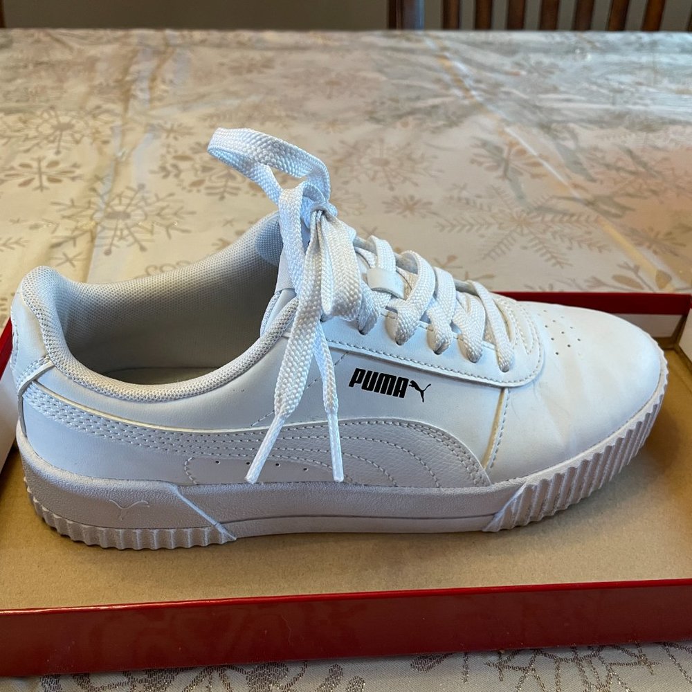 Carina Leather Platform Sneaker Size 7.5
